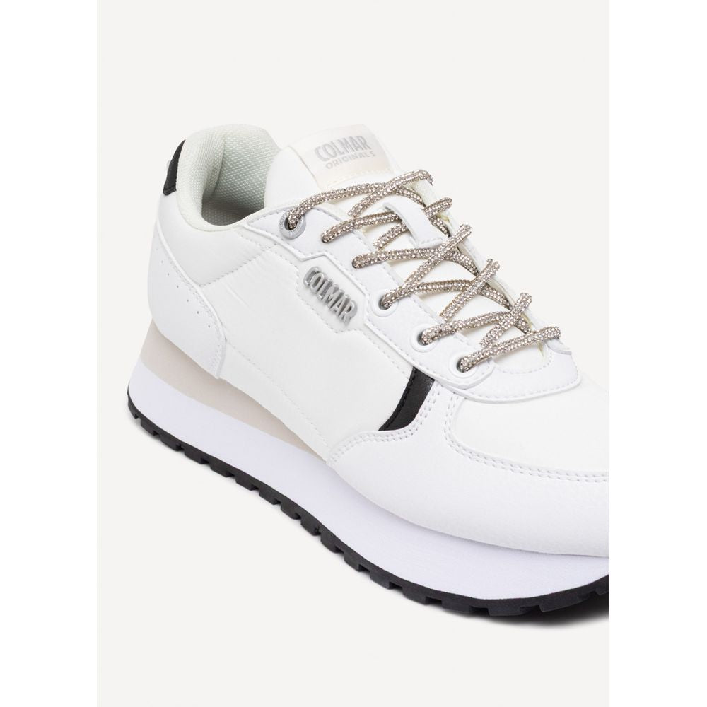 Colmar Black And White Polyethylene Athletic Women's Sneakers