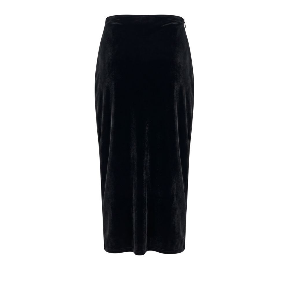 Philipp Plein Black Cotton Women Women's Skirt