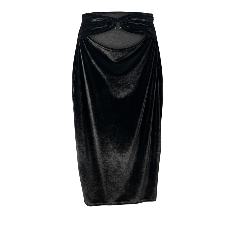 Philipp Plein Black Cotton Women Women's Skirt