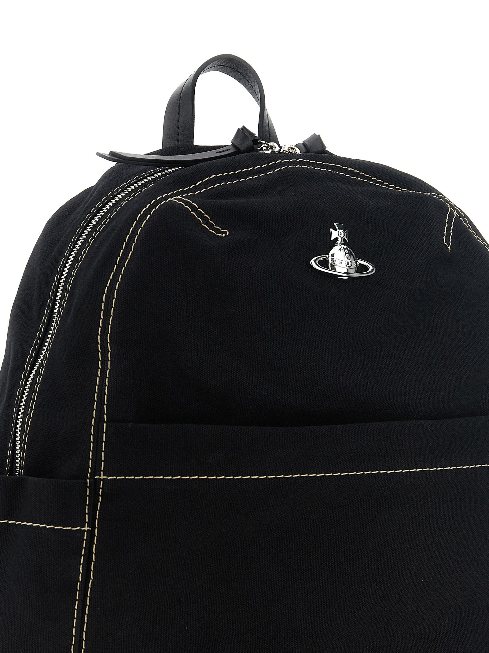 Vivienne Westwood Black Cotton Women's Backpack