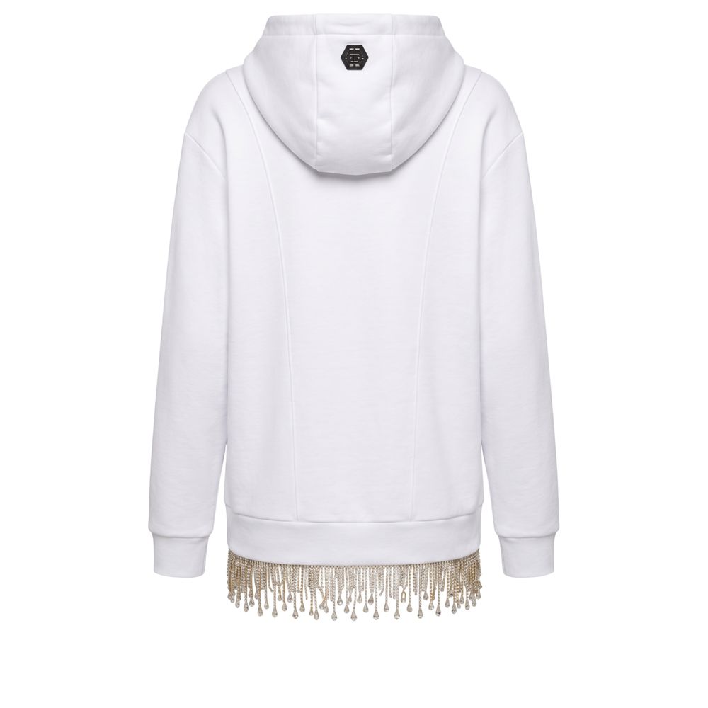 Philipp Plein White Cotton Women's Women's Sweatshirt