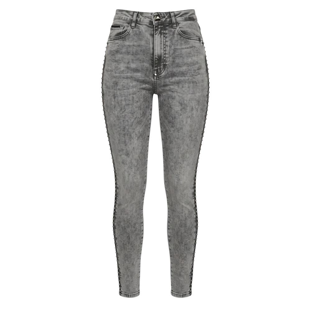 Philipp Plein Grey Cotton Women Women's Pants