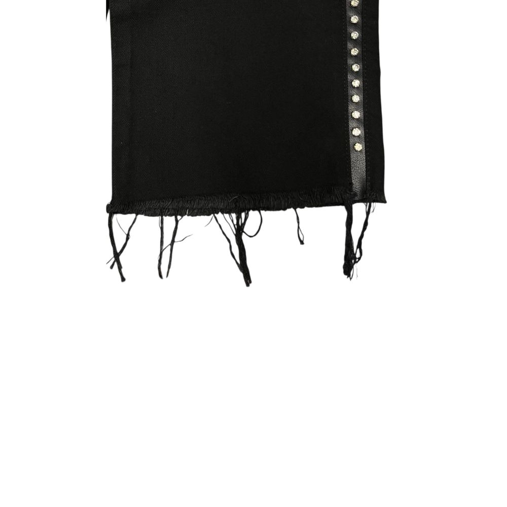Philipp Plein Black Cotton Women Women's Pant