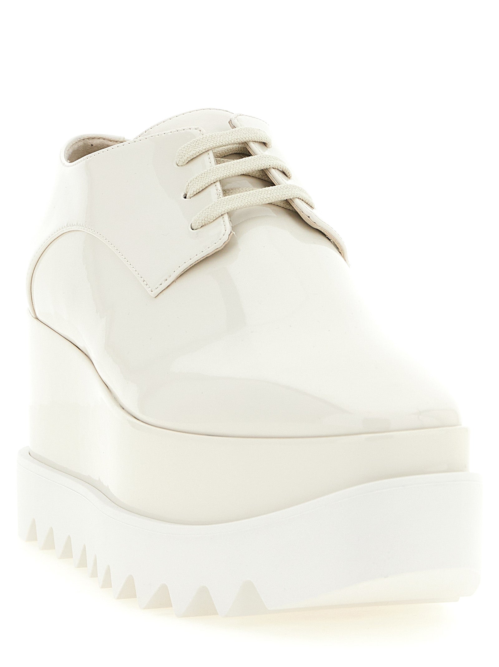 Stella McCartney White Polyethylene Wedge Women's Sandals