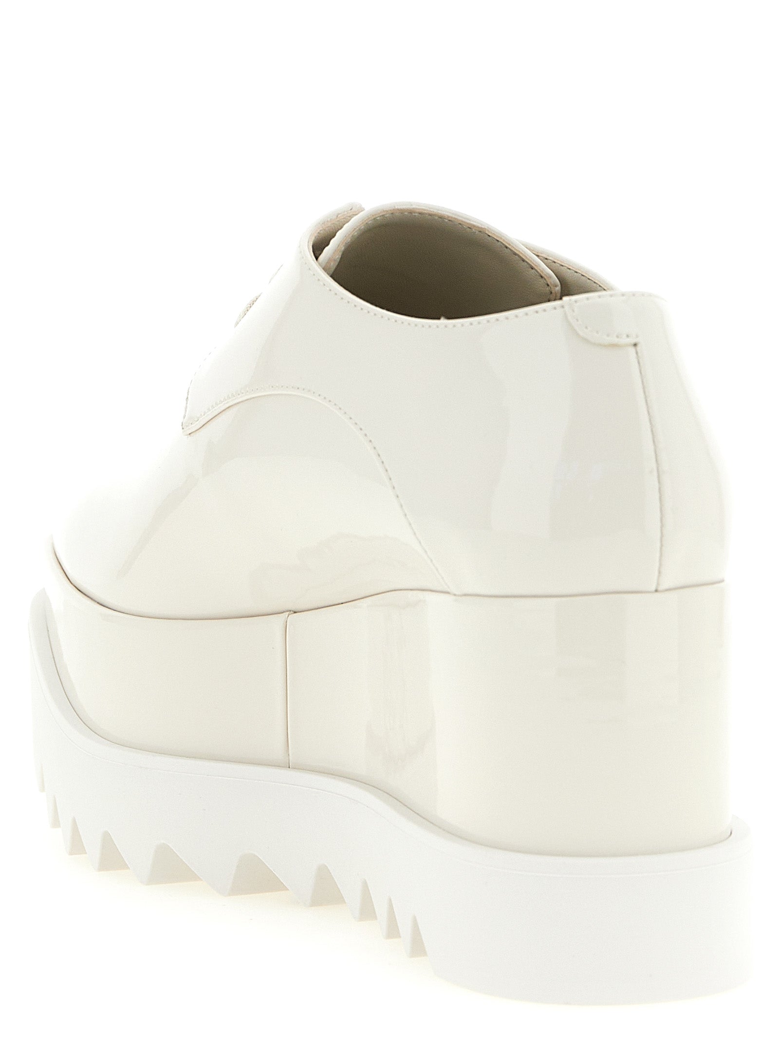 Stella McCartney White Polyethylene Wedge Women's Sandals