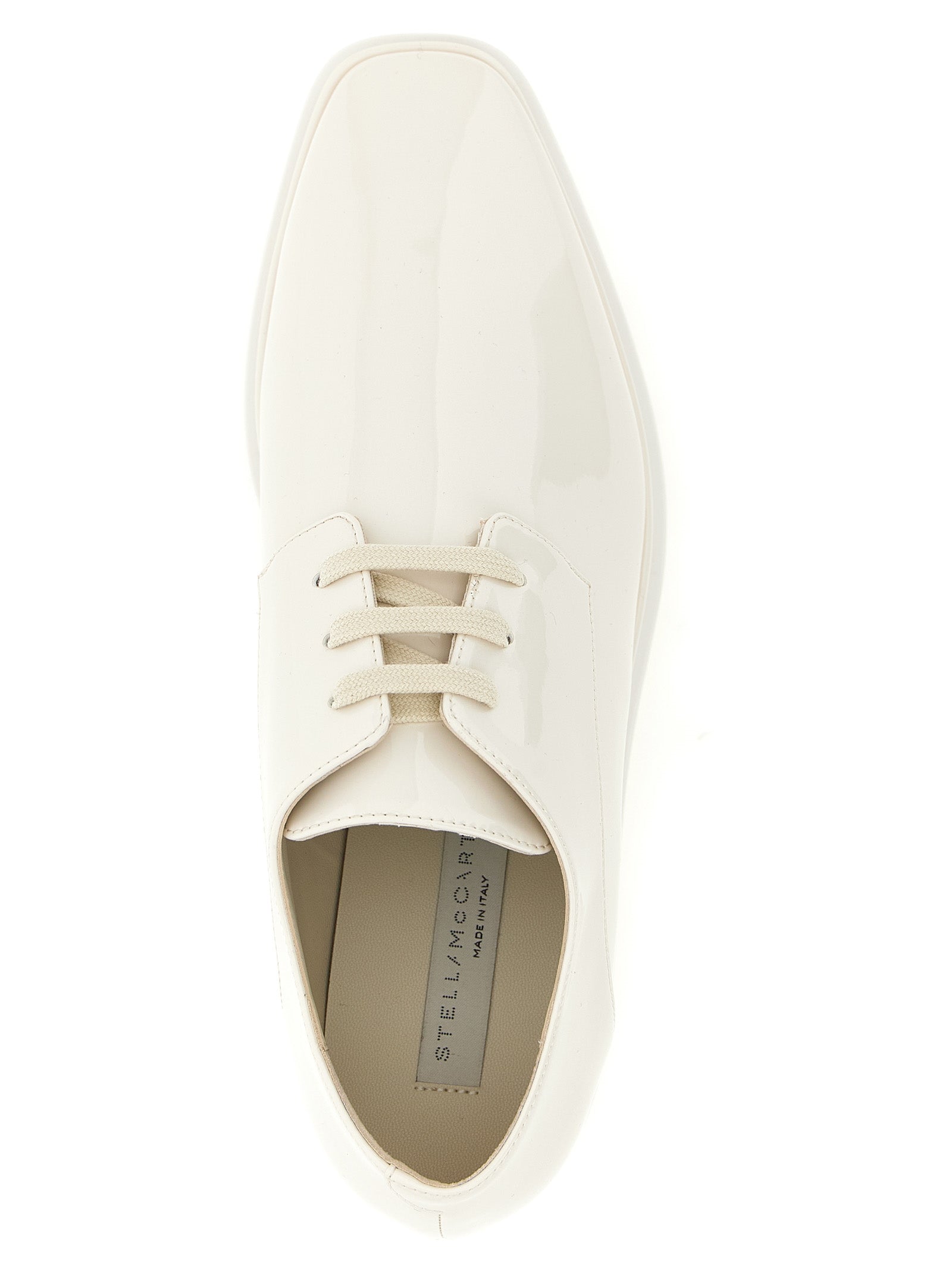 Stella McCartney White Polyethylene Wedge Women's Sandals