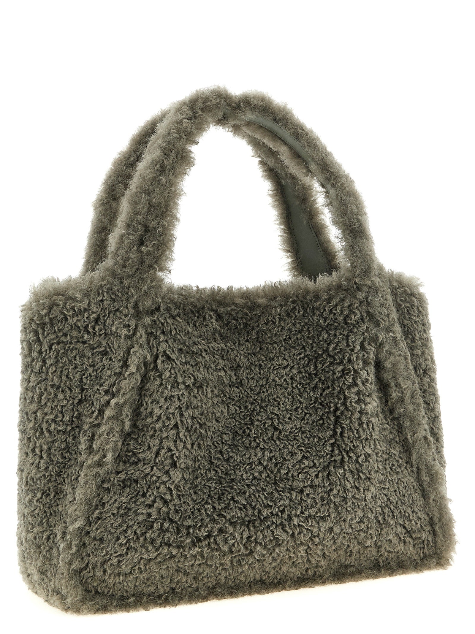 Stella McCartney Gray Polyester Tote Women's Bag