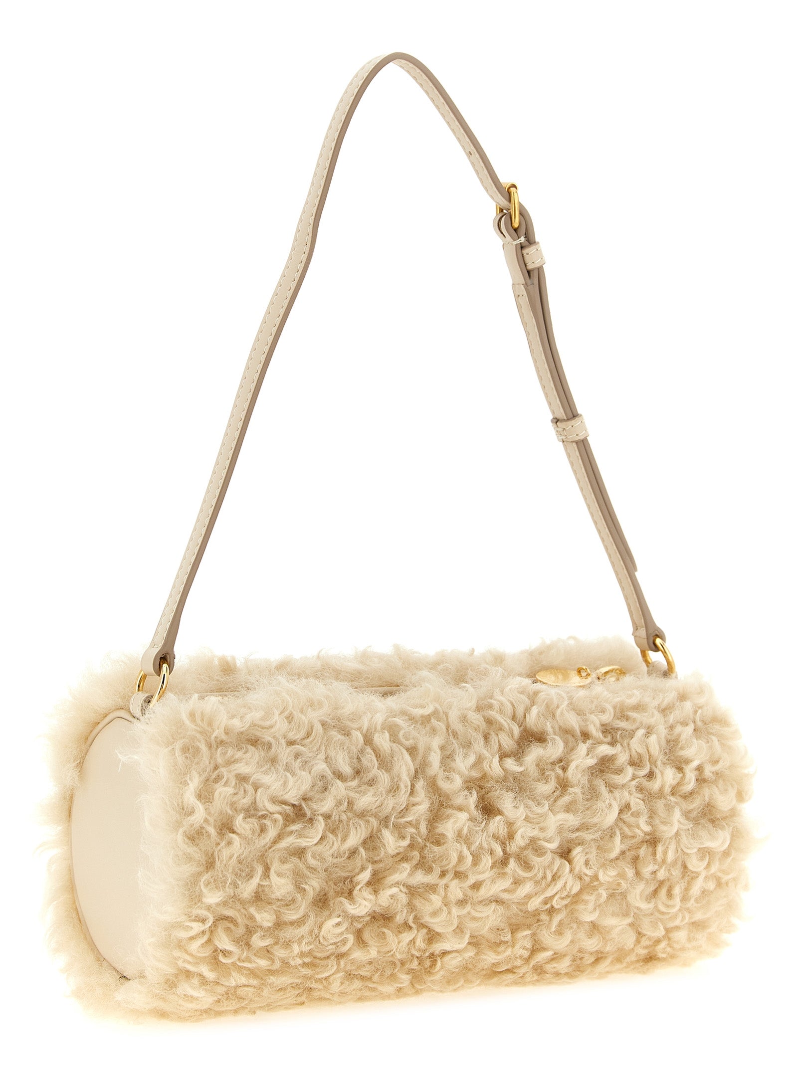 Stella McCartney Beige Polyester Clutch Women's Bag