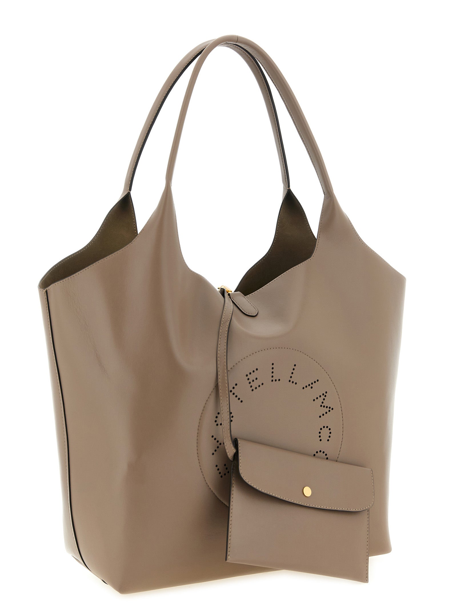 Stella McCartney Gray Polyester Tote Women's Bag