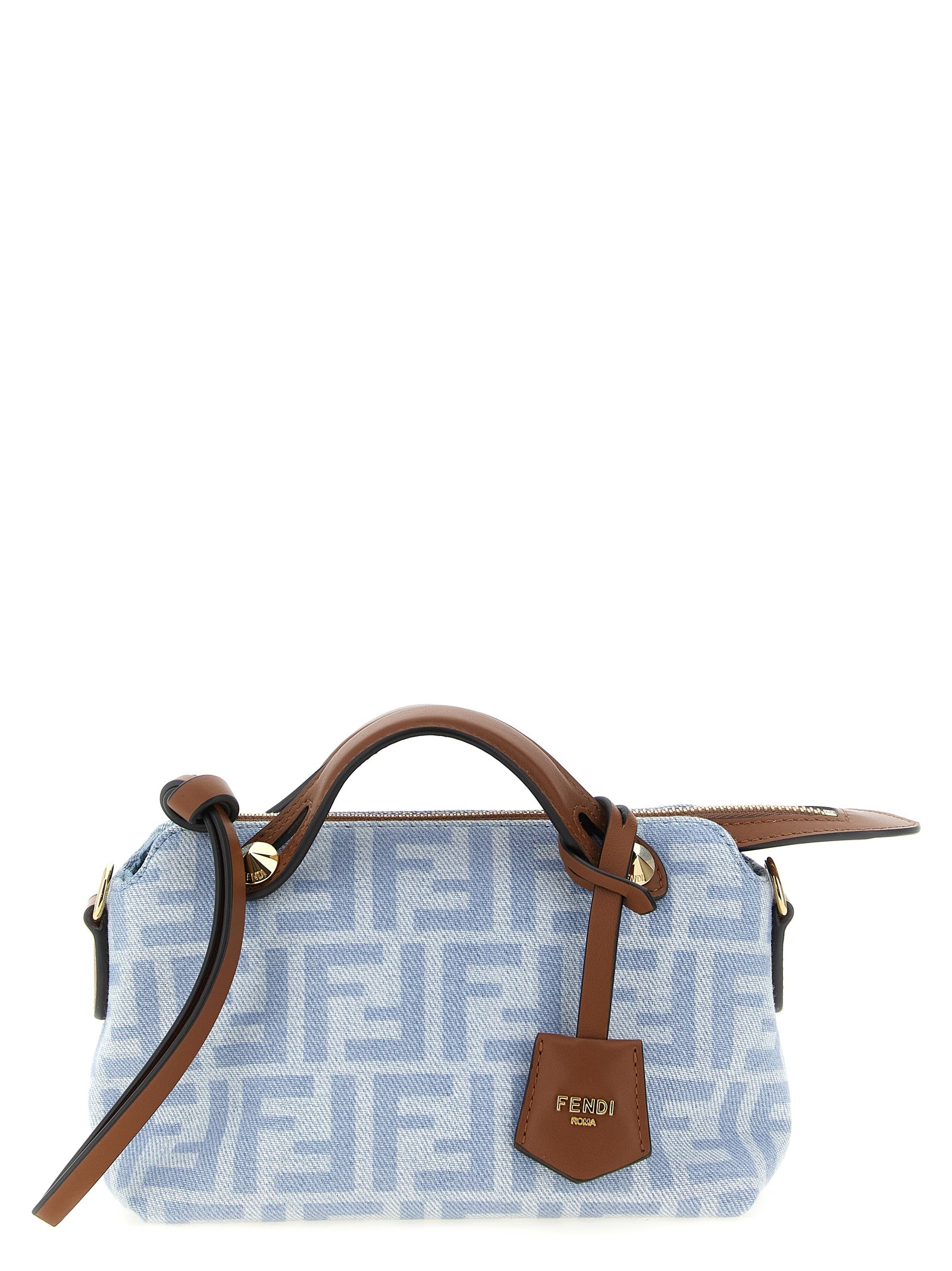 Fendi Blue Cotton Women's Handbag