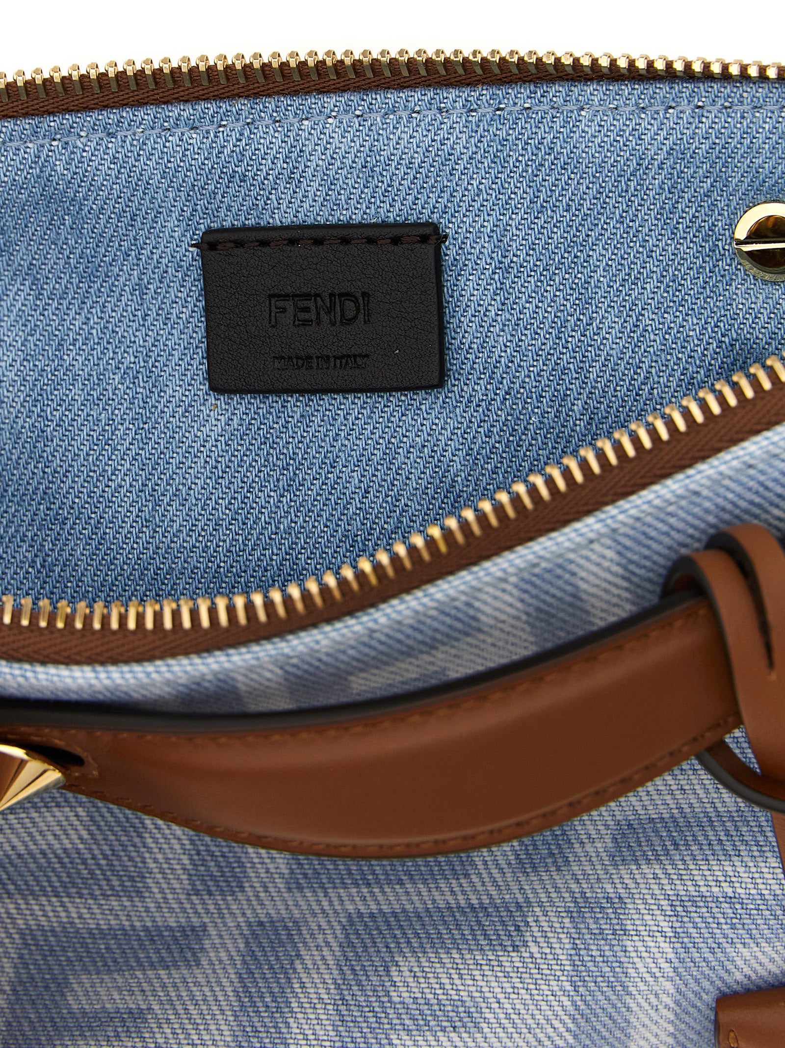 Fendi Blue Cotton Women's Handbag