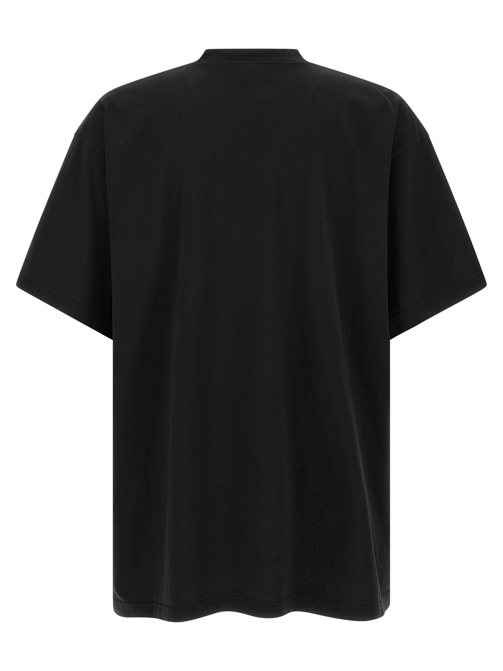 Balenciaga Black Cotton Men's T-Shirt