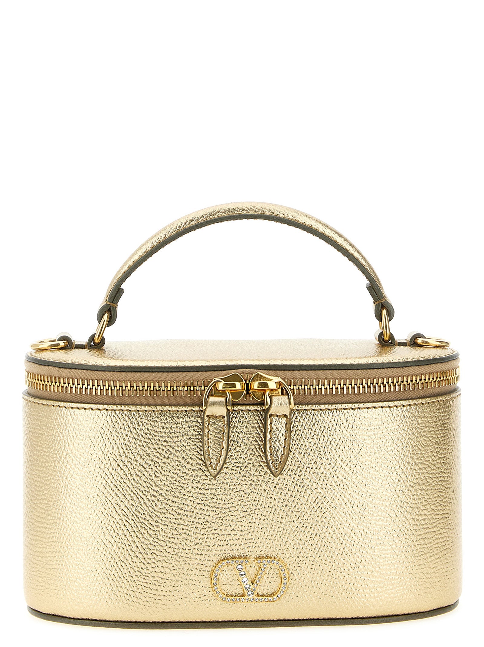 Valentino Garavani Gold Calfskin Women's Handbag