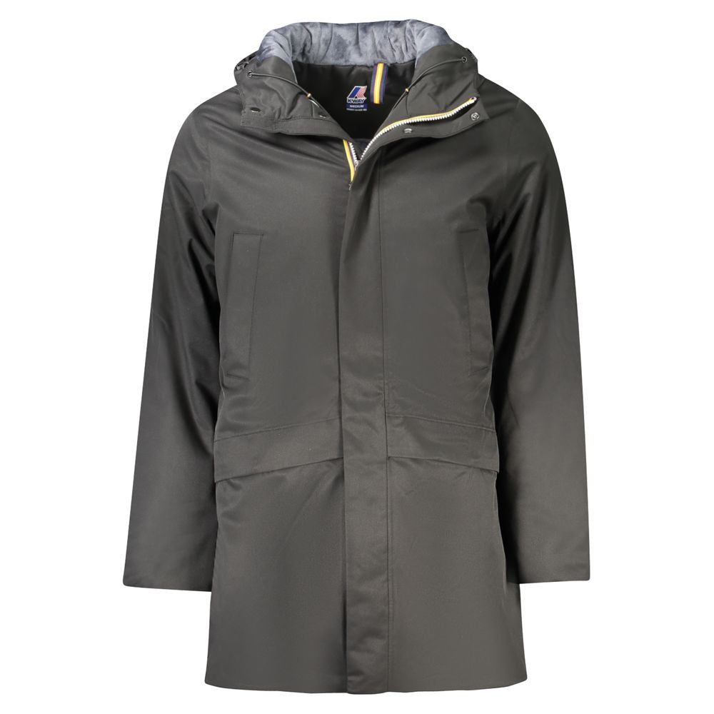 K-WAY Nero Poliestere Men's Men's Jacket