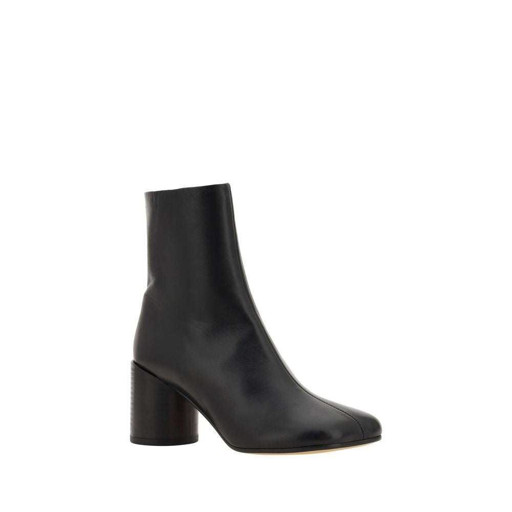 MM6 Black Lamb Ovis Aries Ankle Women's Boots