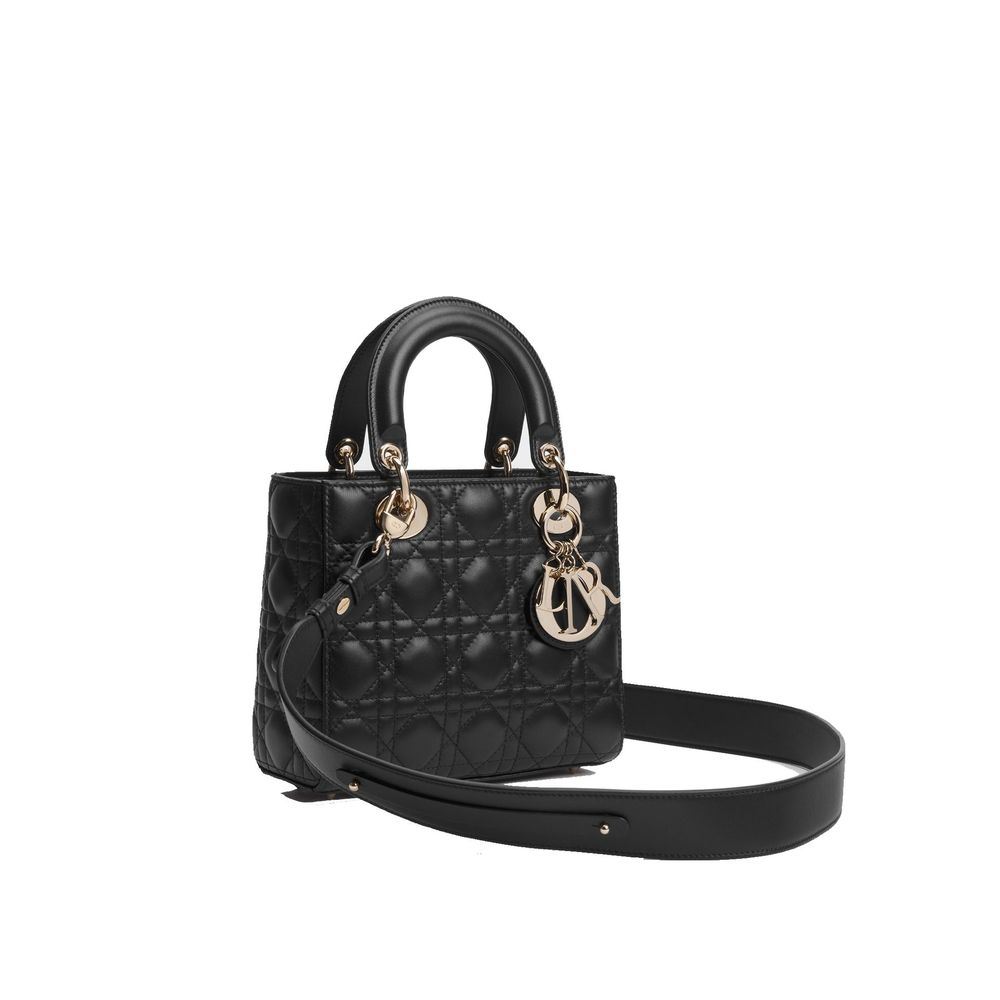 Dior Black Lamb Leather Shoulder Women's Bag