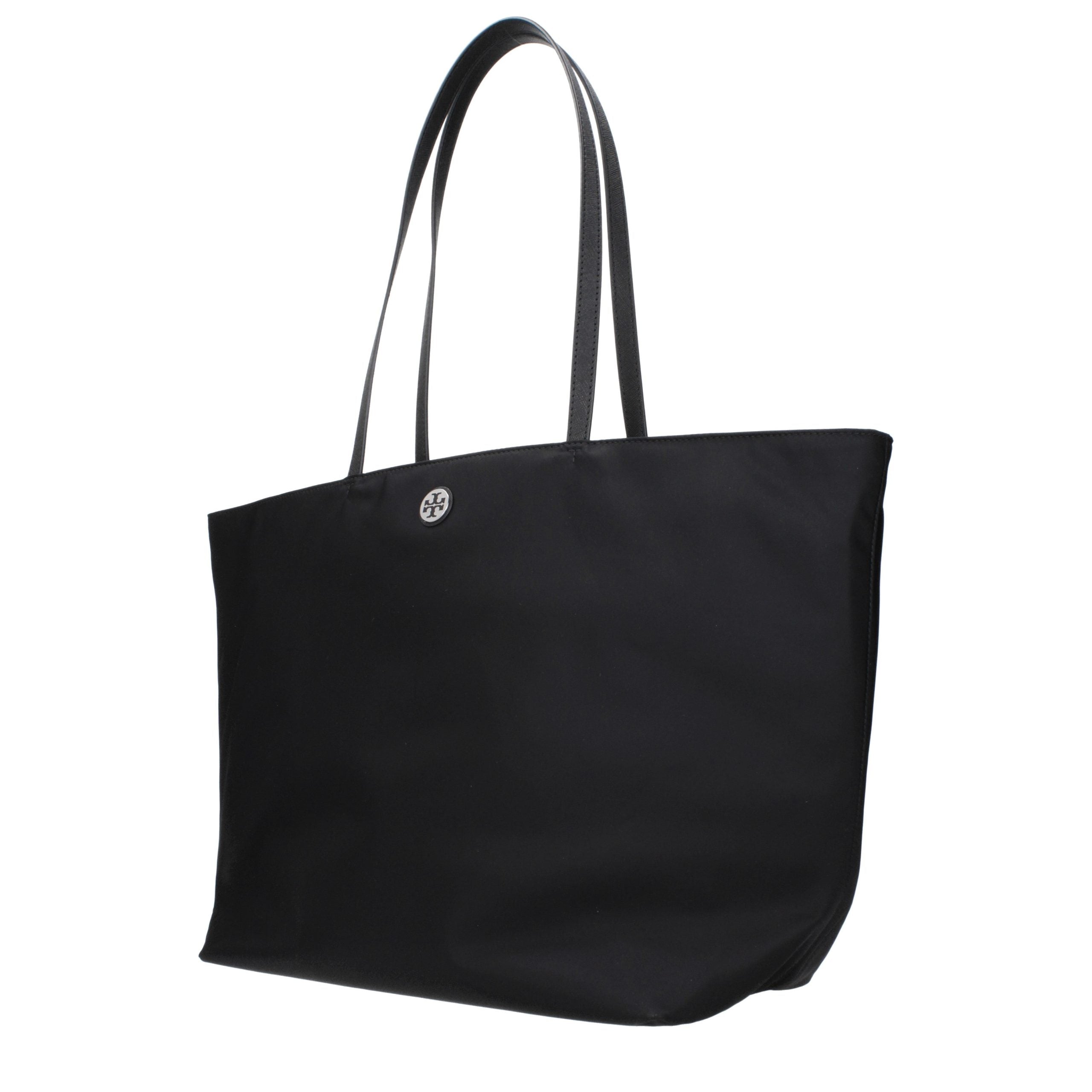 Tory Burch Black Fabric Shoulder Women's Bag