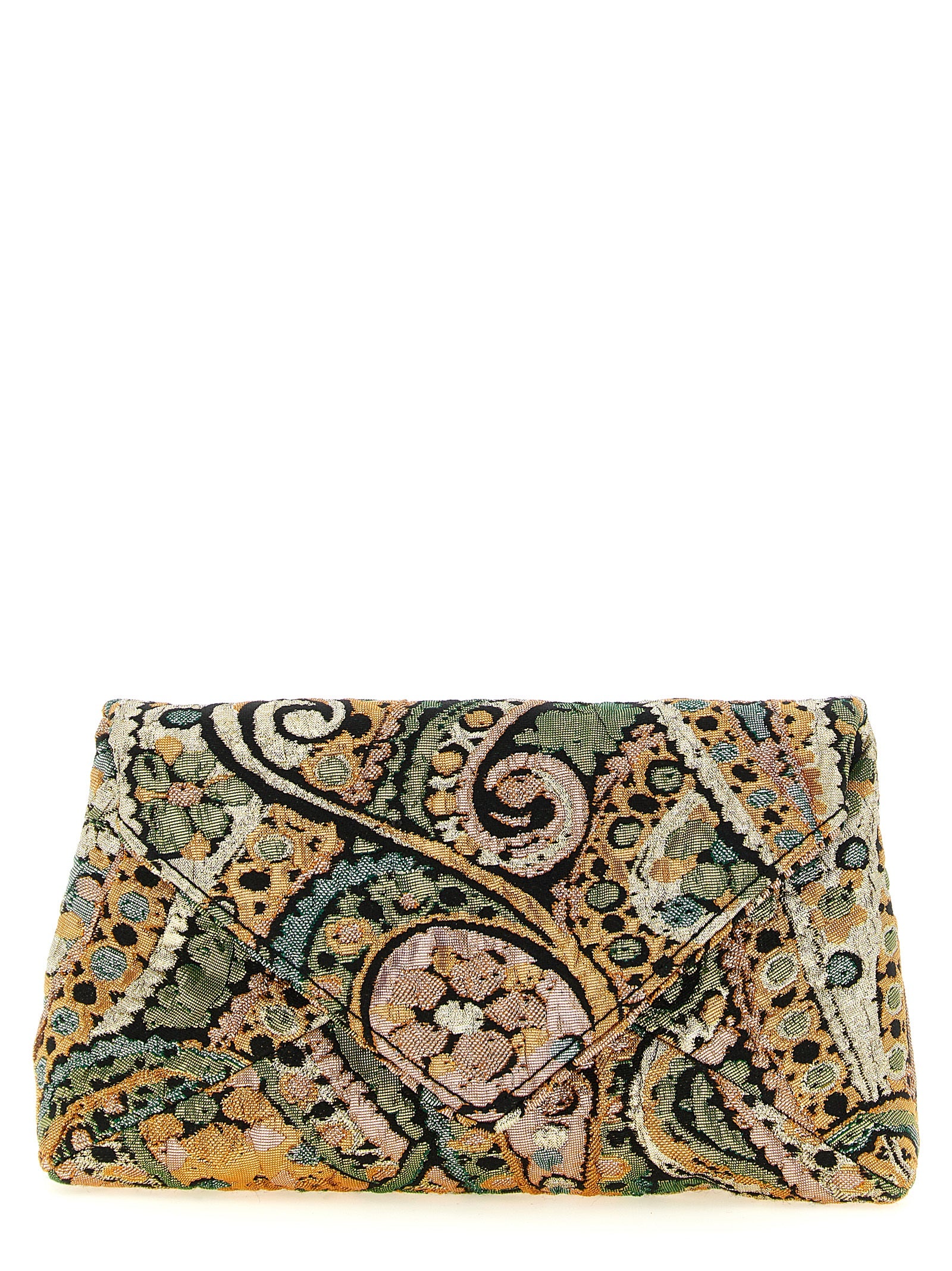 Dries Van Noten Multicolor Acetate Clutch Women's Bag