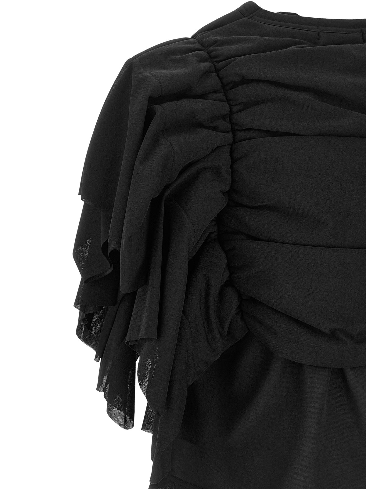 Comme Des Garçons Black Polyester Pattern Women's Shirt