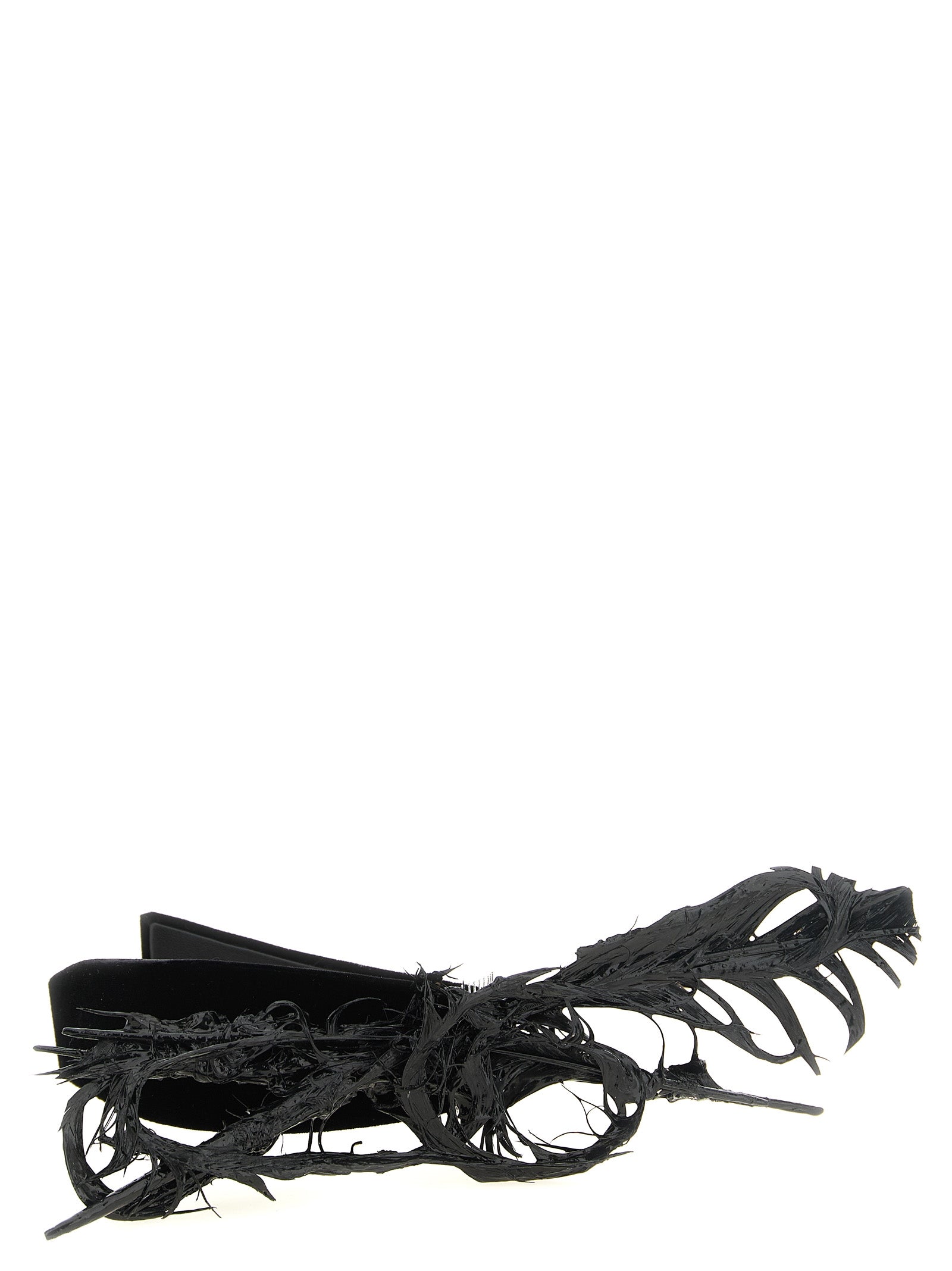 Comme Des Garçons Black Rayon Women's Headband