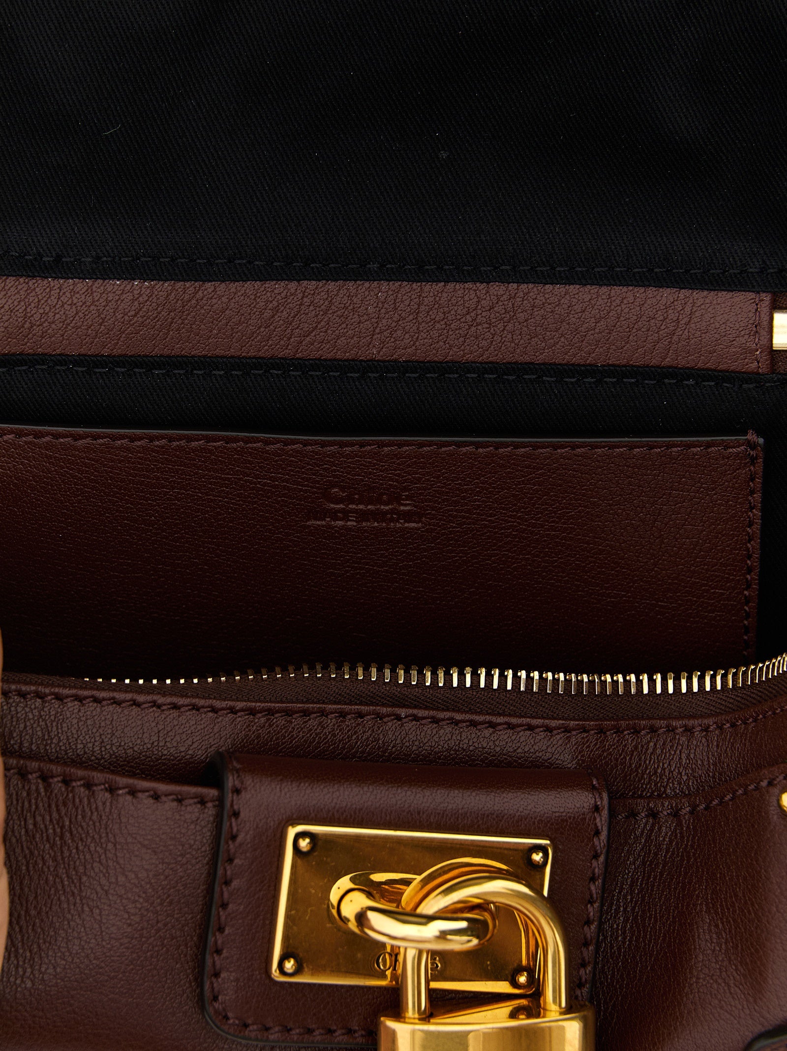 Chloé Brown Buffalo Leather Shoulder Women's Bag