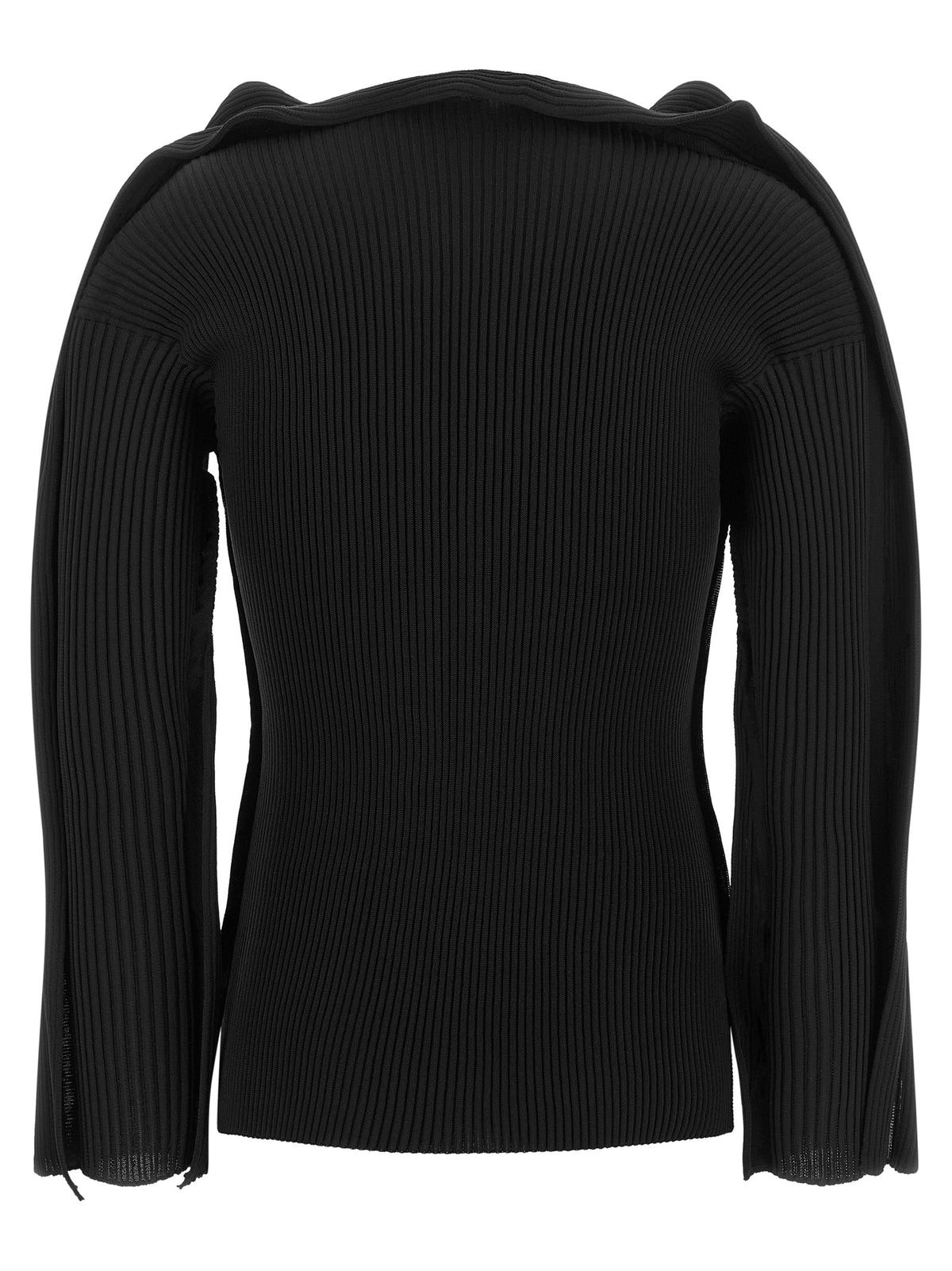 Issey Miyake Black Polyester Women's Cardigan