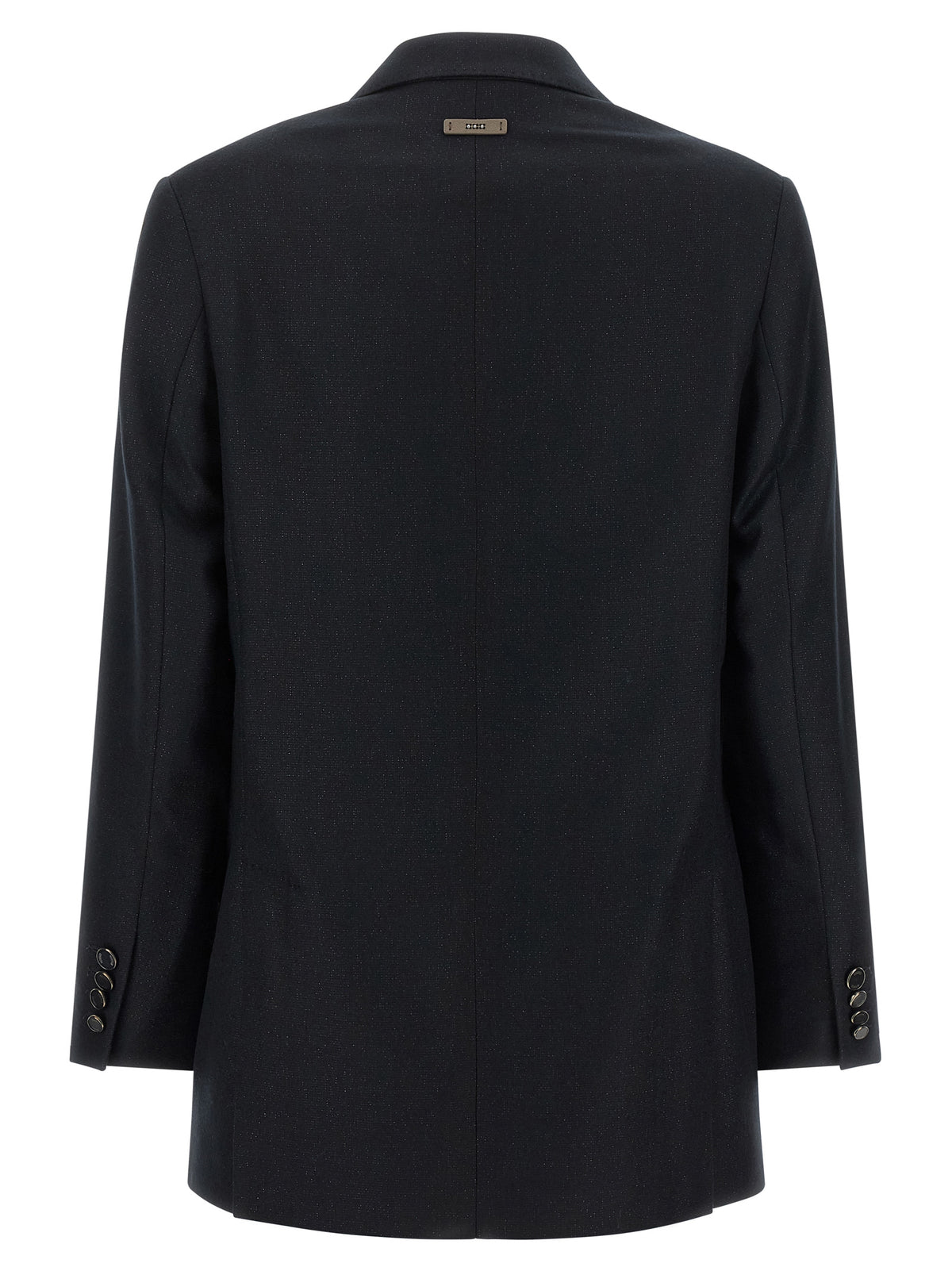 Peserico Black Virgin Wool Women's Blazer