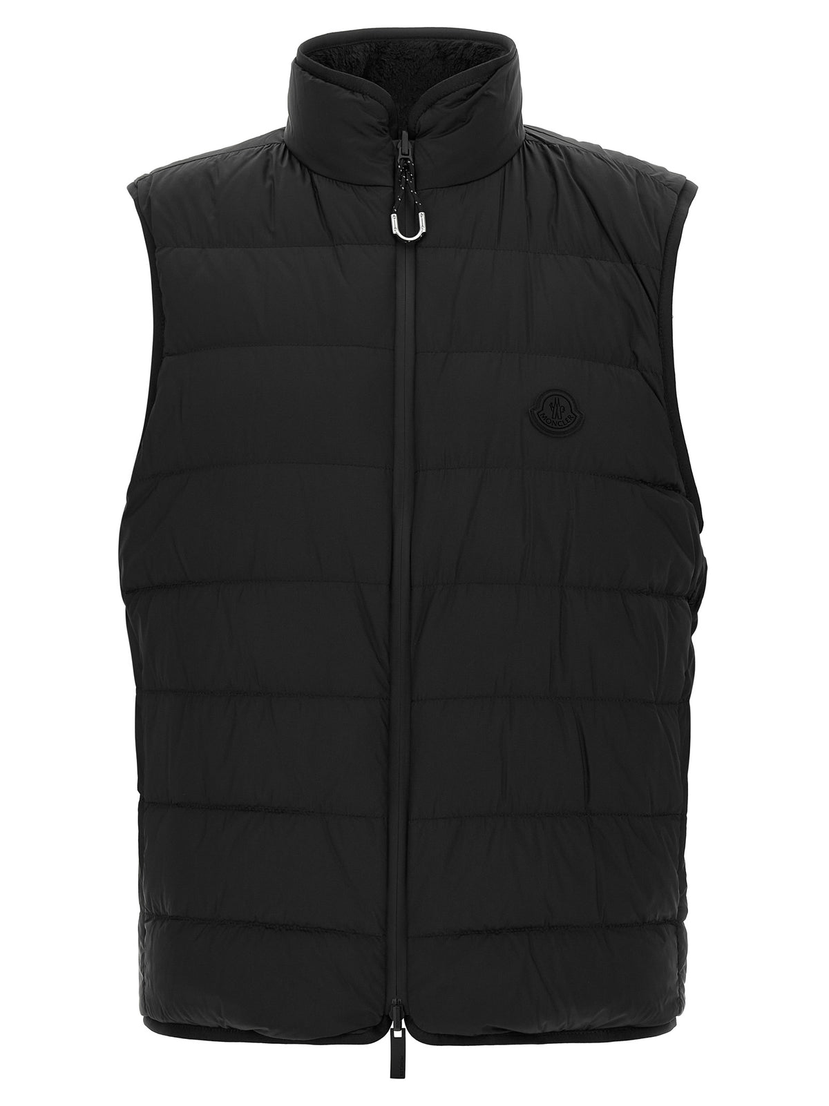Moncler Black Polyester Sleeveless Men's Jacket