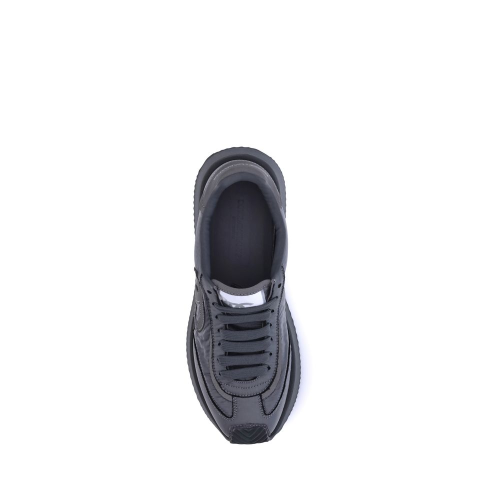 Dolce & Gabbana Black Fabric Athletic Men's Sneakers