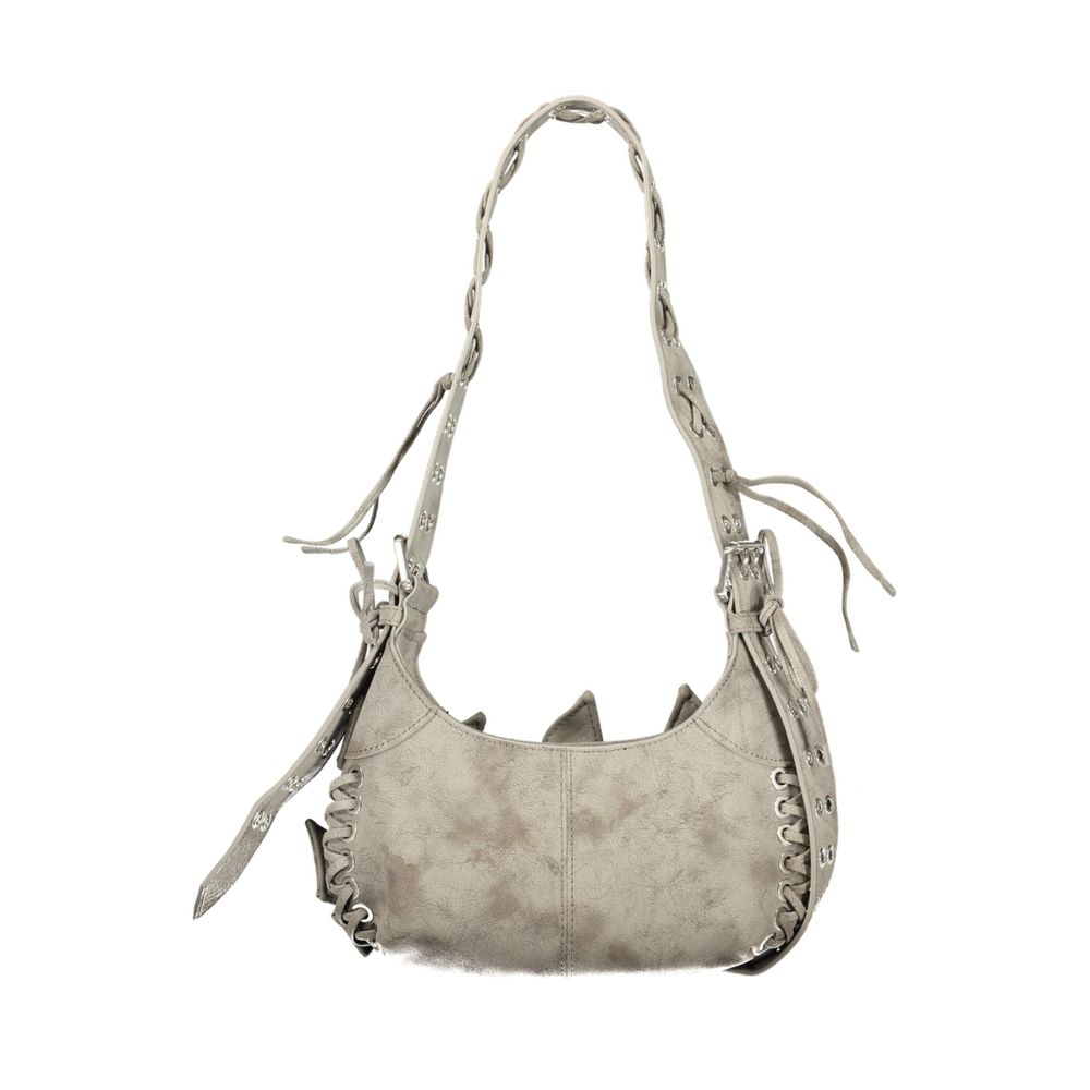 Desigual Grigio Poliuretano Donna Women's Borsa