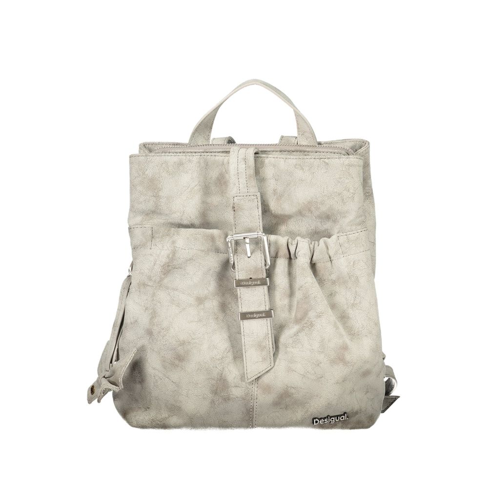 Desigual Gray Polyurethane Women's Women's Backpack