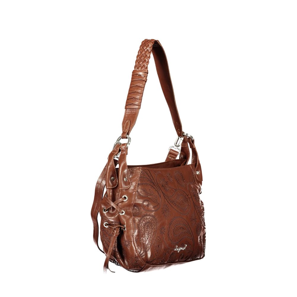 Desigual Brown Polyurethane Women's Women's Bag