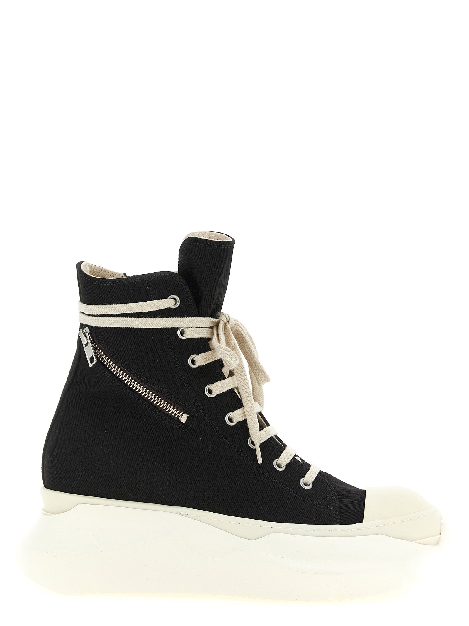 DRKSHDW Black Cotton Athletic Men's Sneakers