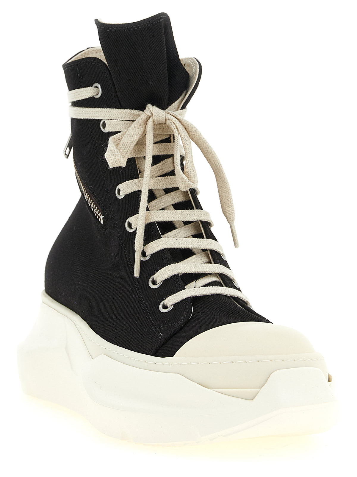 DRKSHDW Black Cotton Athletic Men's Sneakers