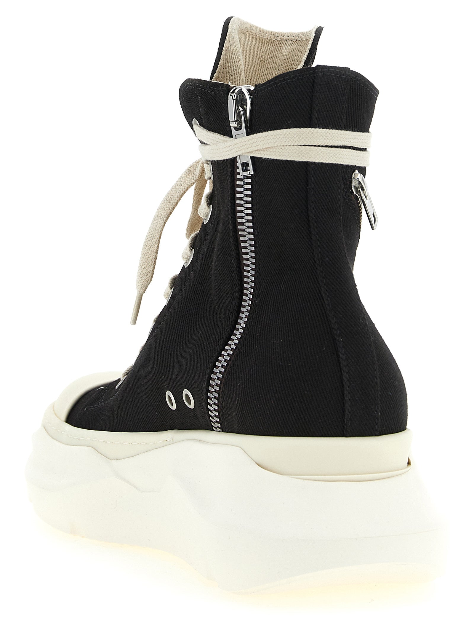 DRKSHDW Black Cotton Athletic Men's Sneakers