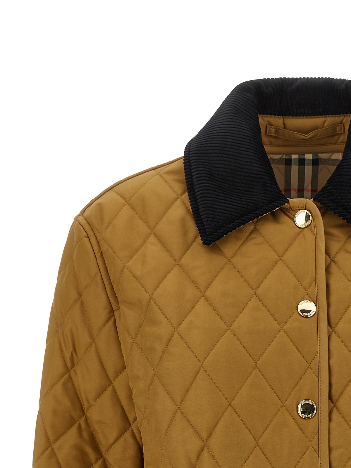 Burberry Beige Polyester Shell Women's Jacket