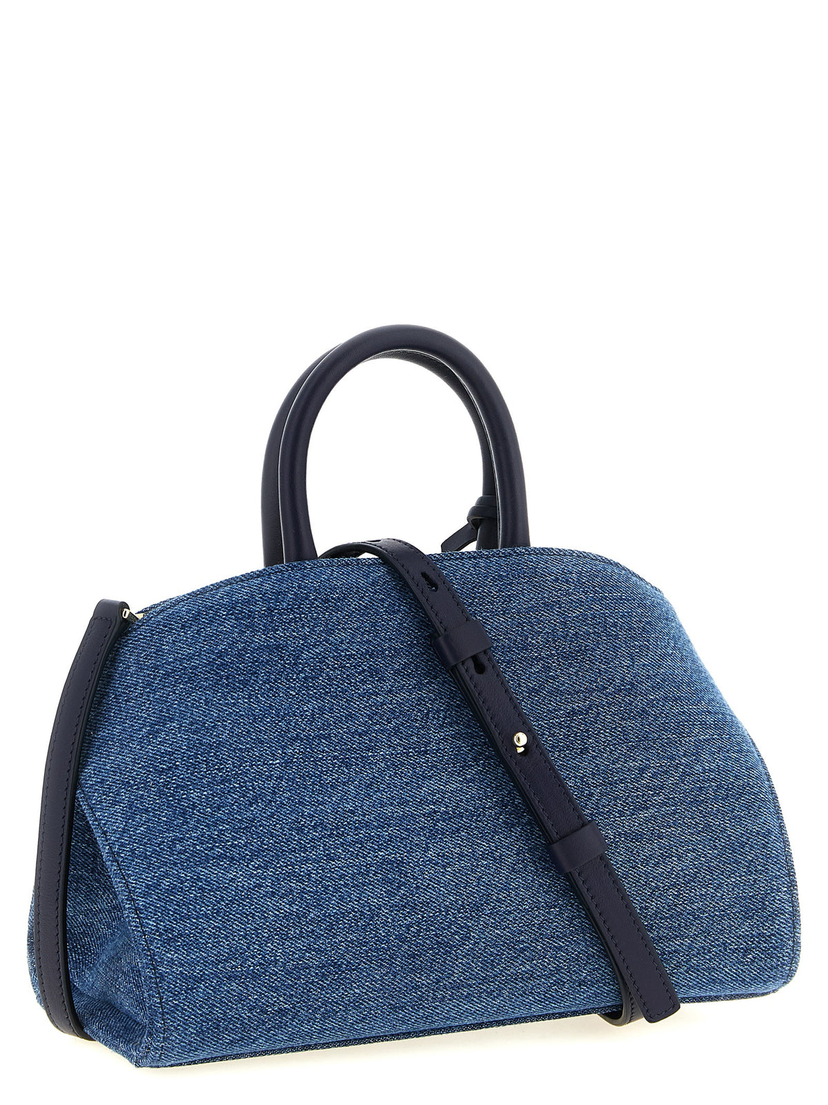 Ferragamo Blue Fabric Women's Handbag