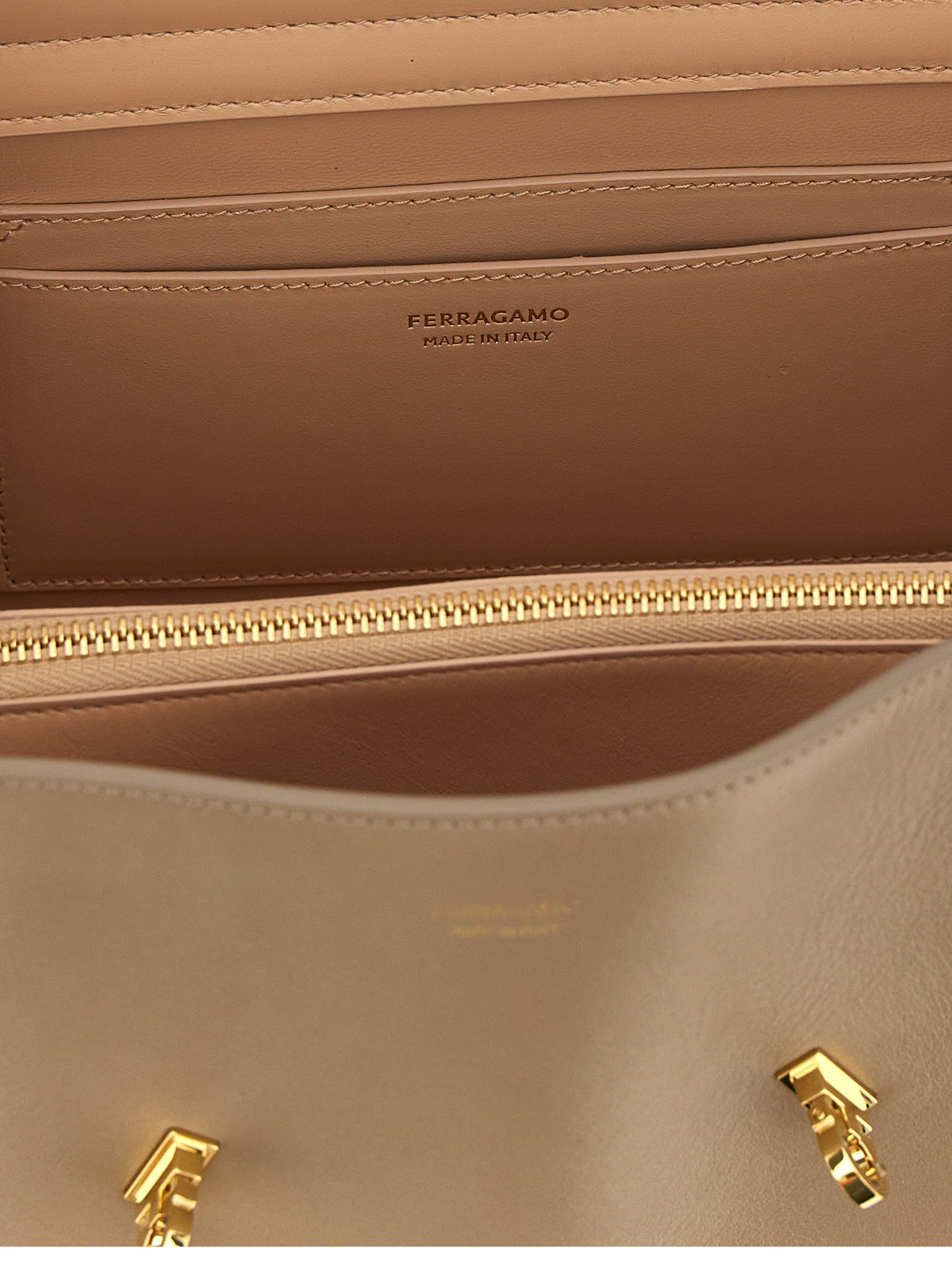 Ferragamo Multicolor Calfskin Shoulder Women's Bag