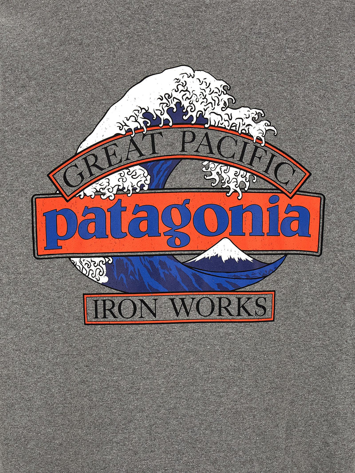PATAGONIA Gray Polyester Men's Sweatshirt