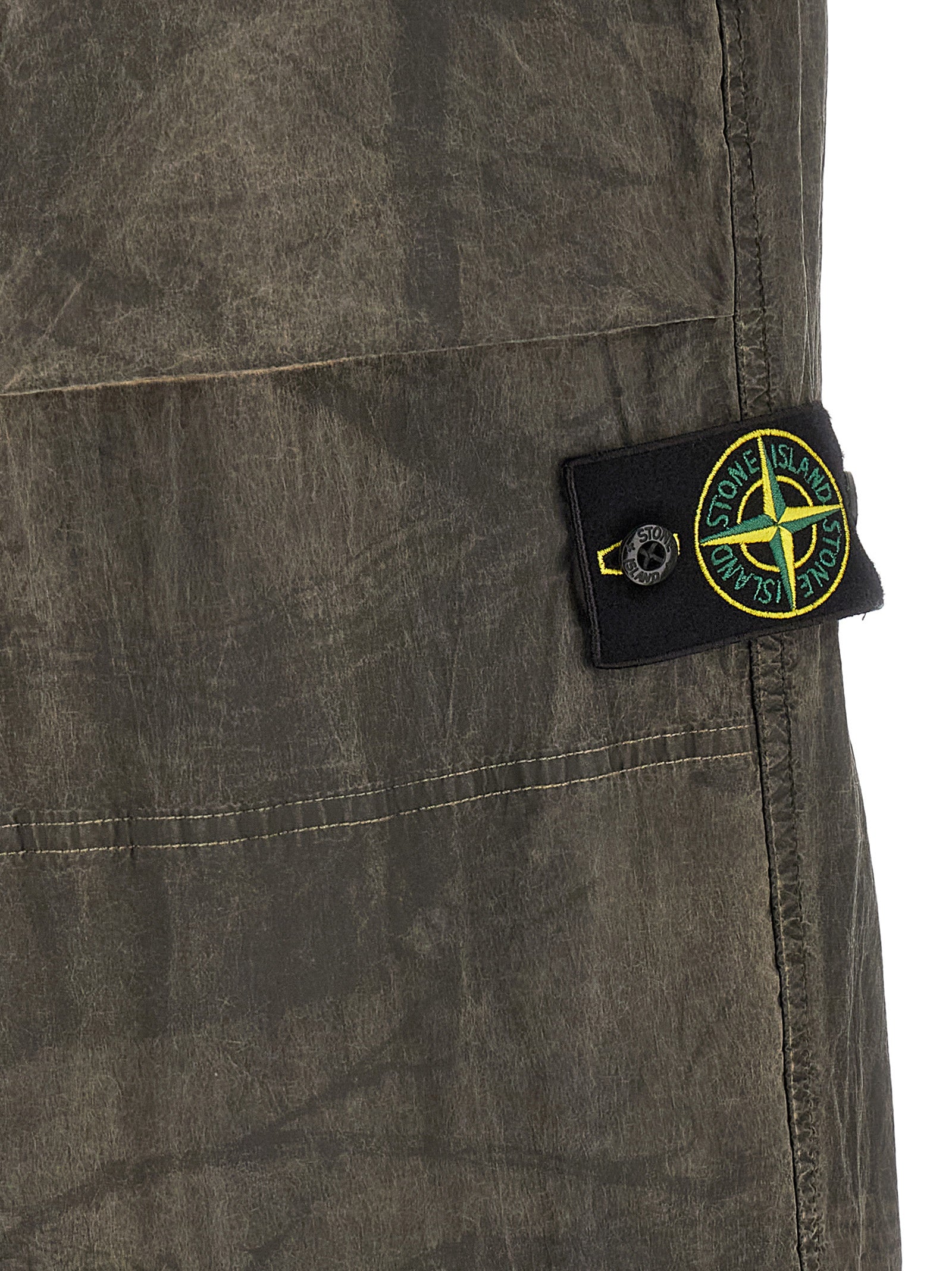 Stone Island Gray Polyamide Casual Men's Pants