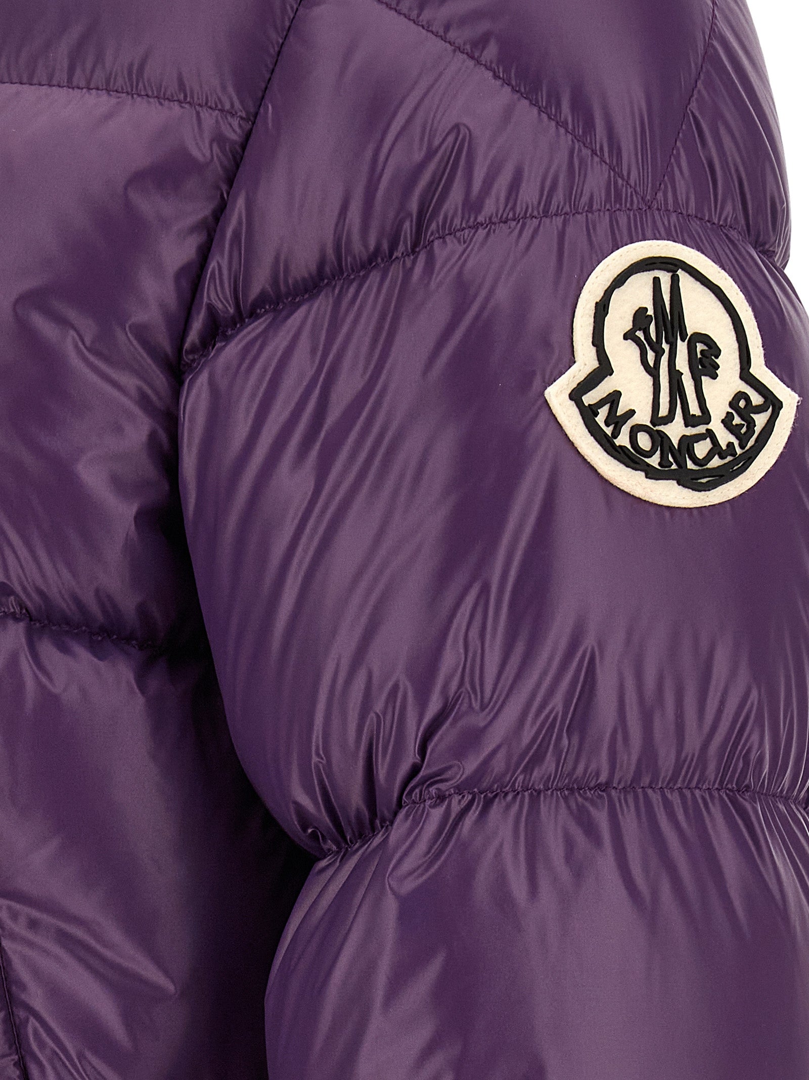 Moncler Purple Polyamide Shell Men's Jacket