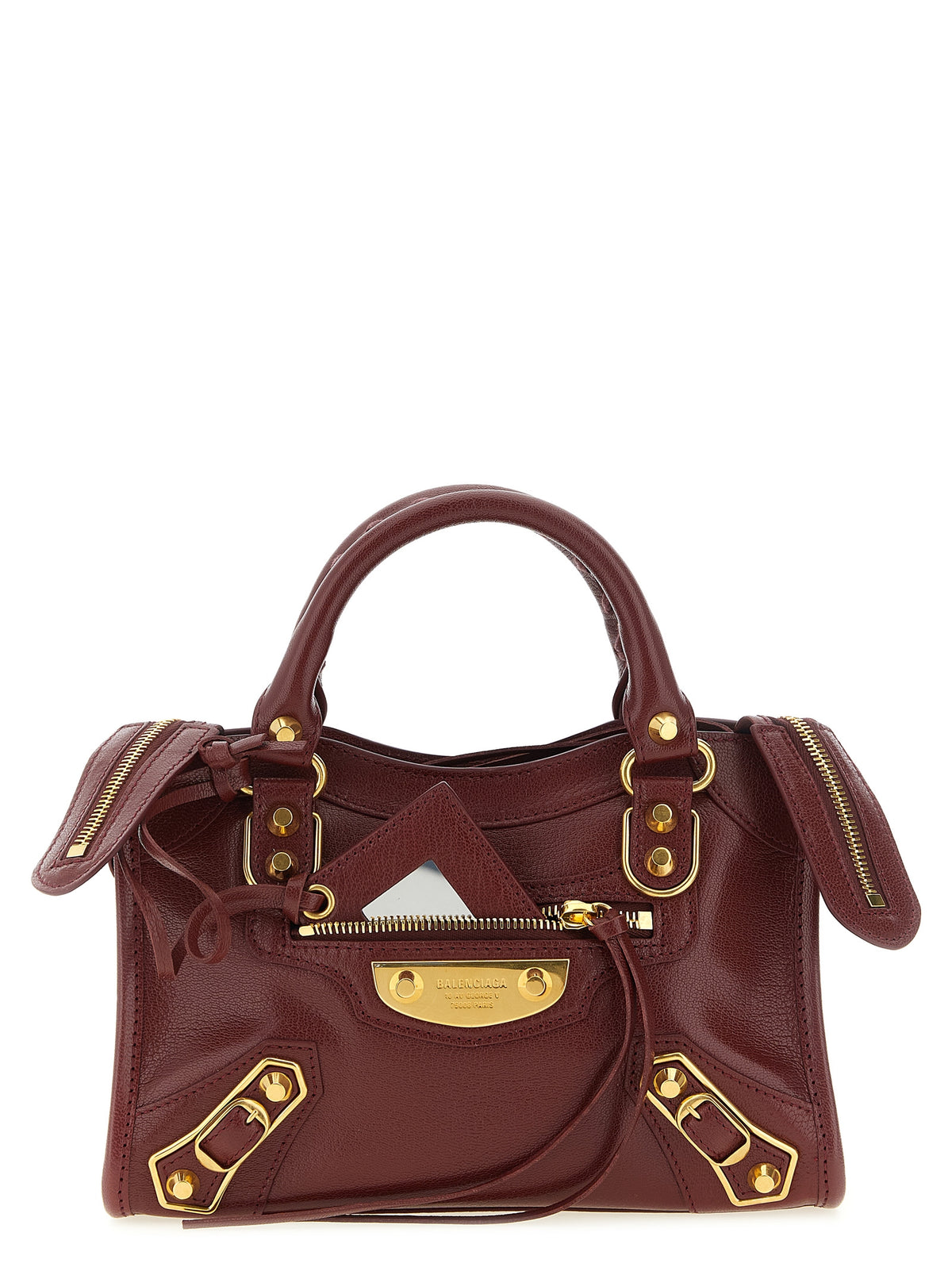 Balenciaga Bordeaux Goatskin Women's Handbag