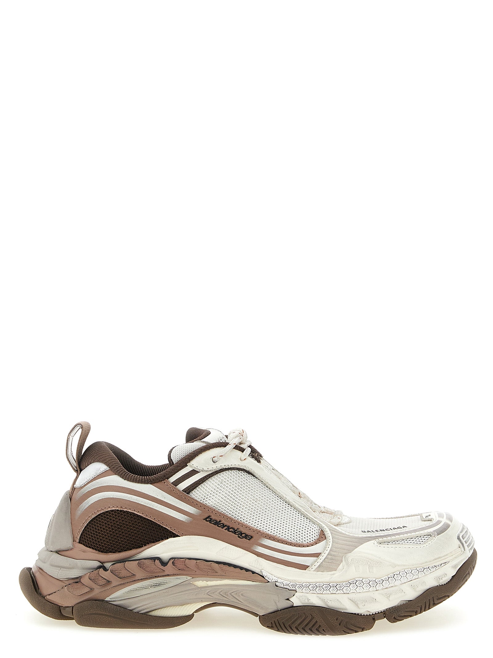 Balenciaga Brown Polyethylene Athletic Women's Sneakers