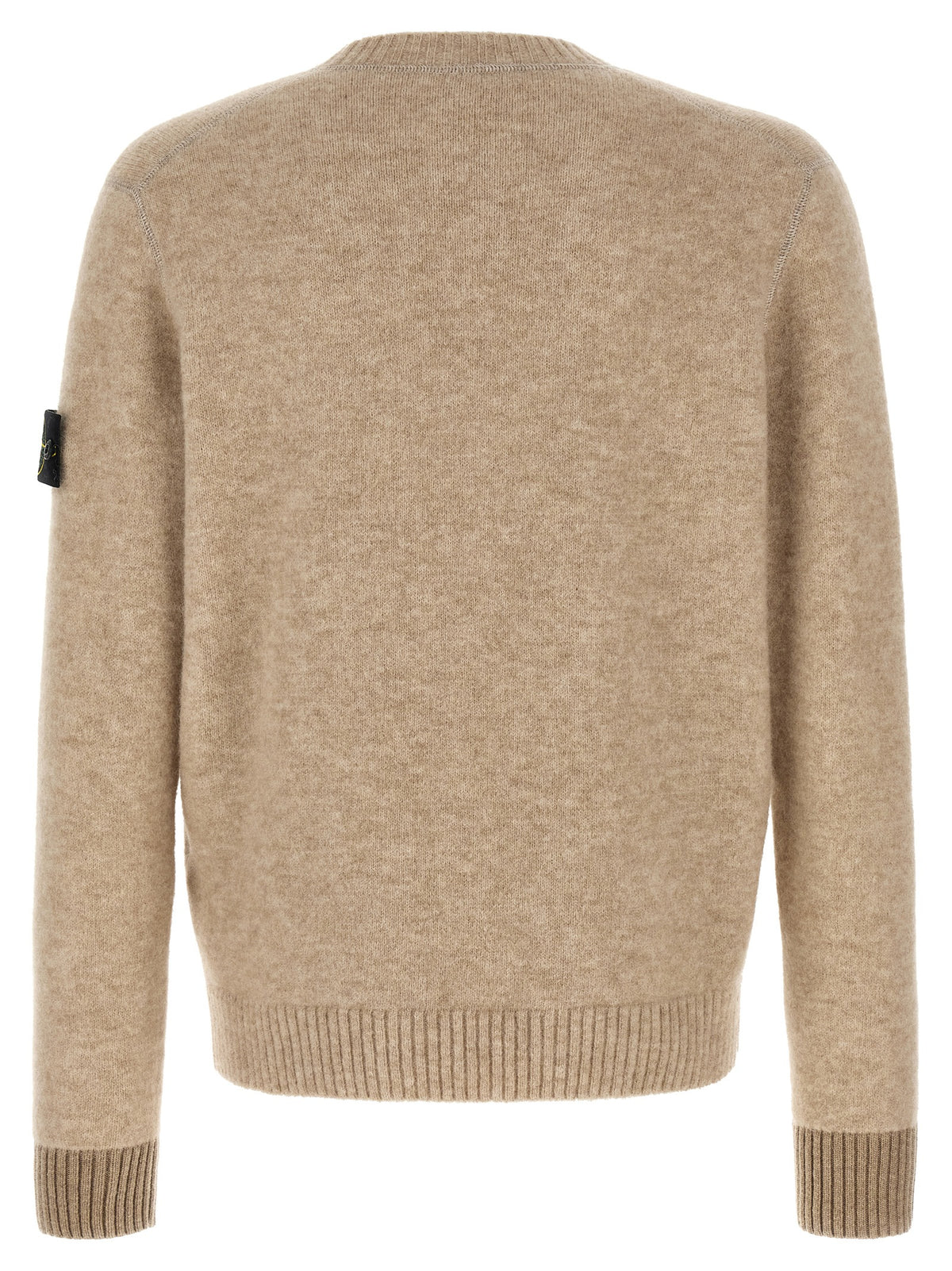 Stone Island Beige Wool Men's Cardigan