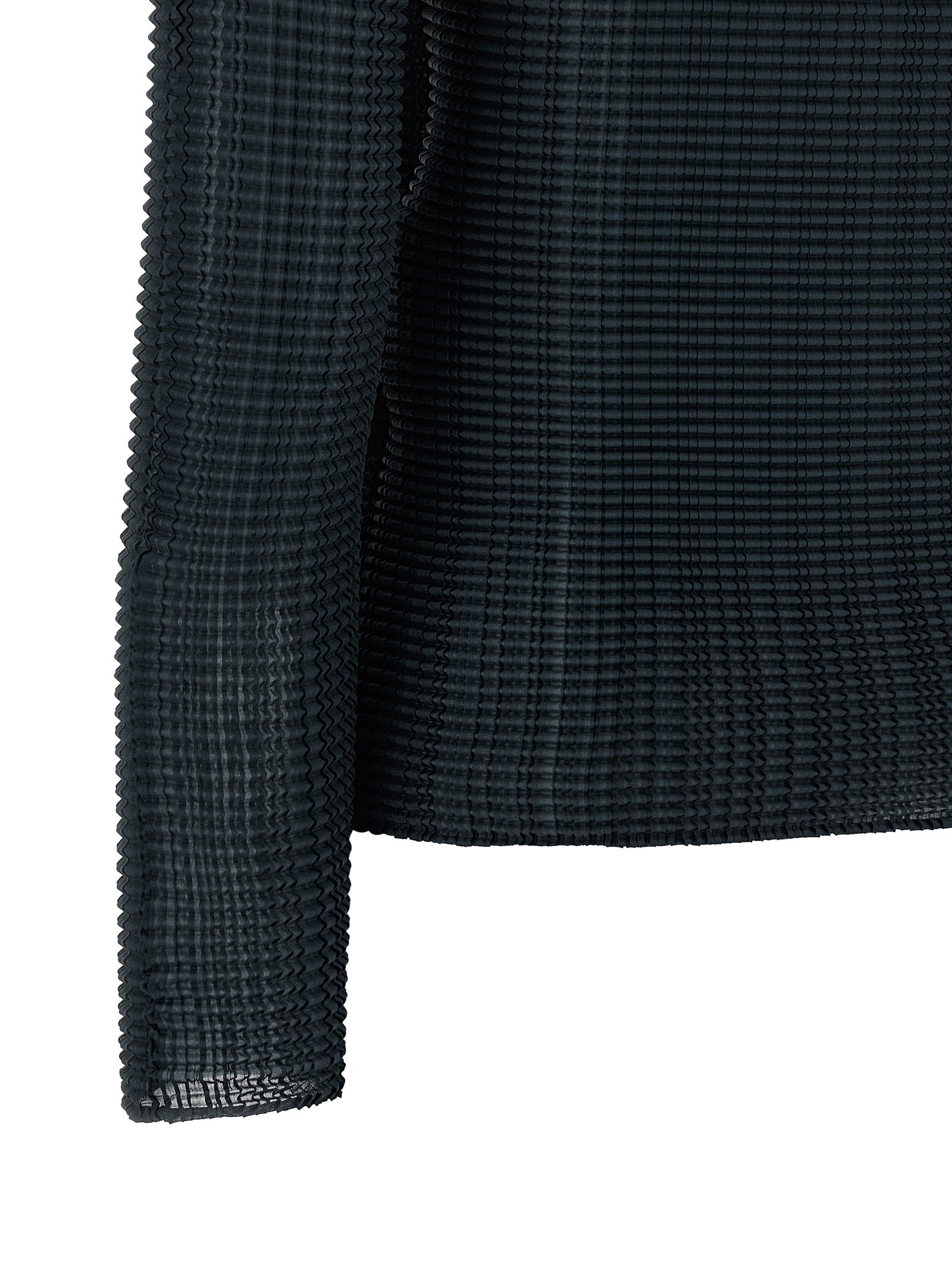 Issey Miyake Blue Polyester Women's Cardigan