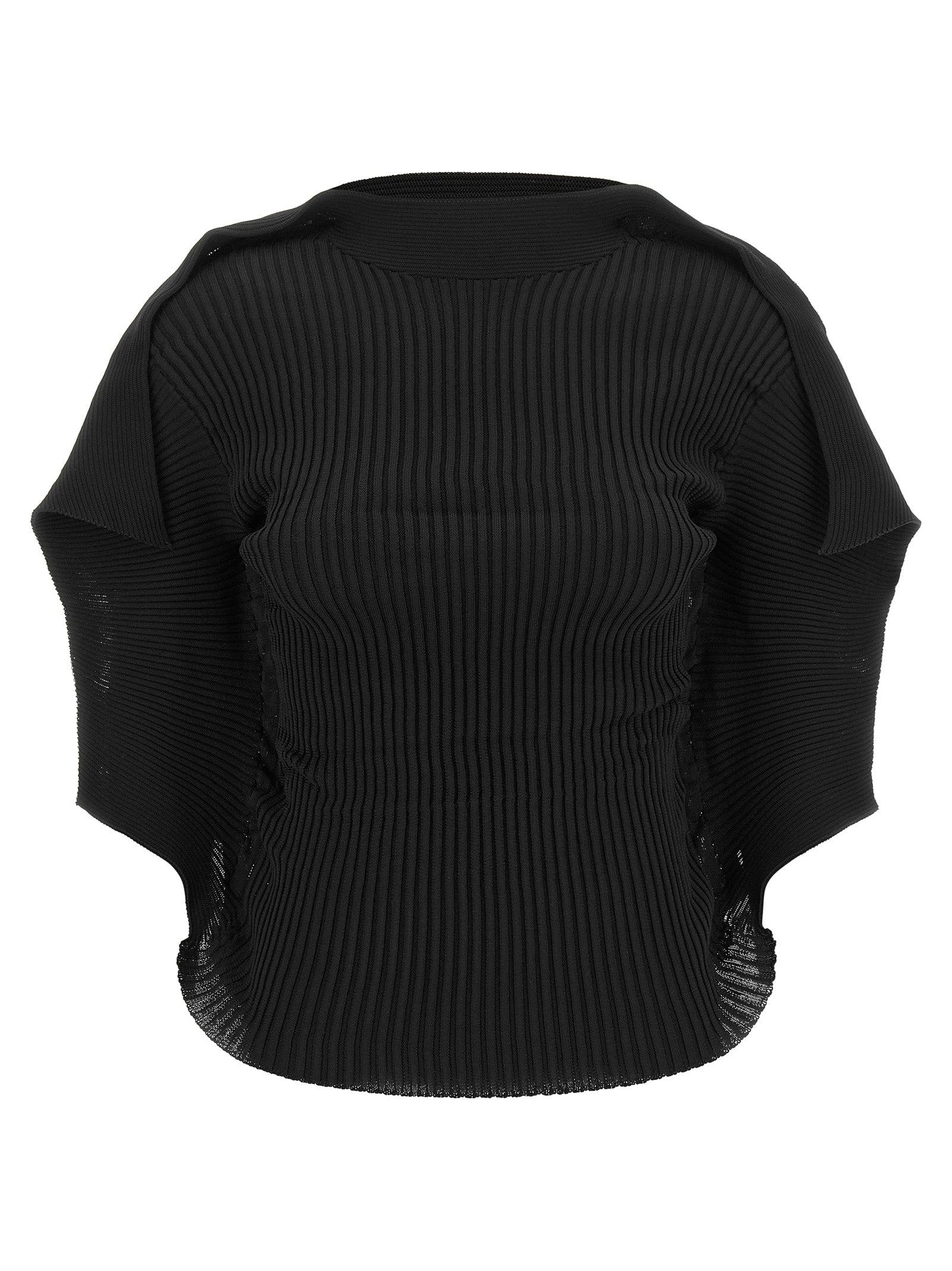 Issey Miyake Black Polyester Women's Blouse