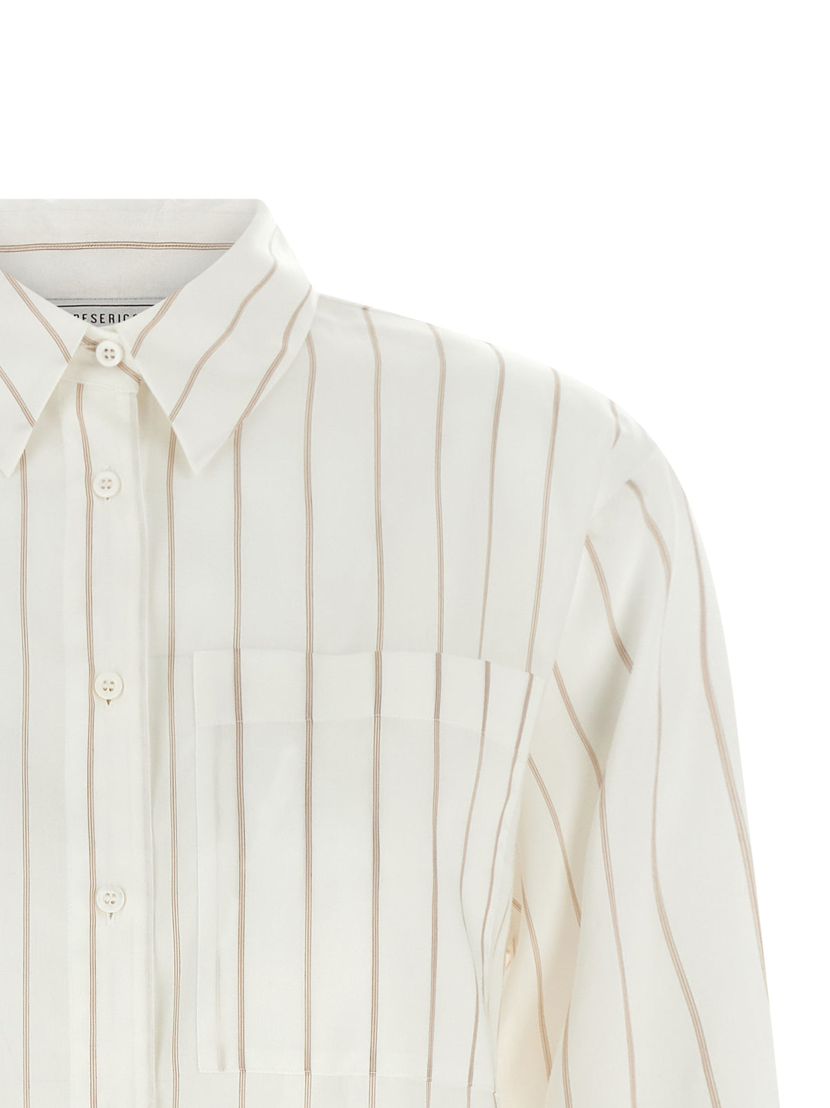 Peserico Beige Lyocell Women's Blouse
