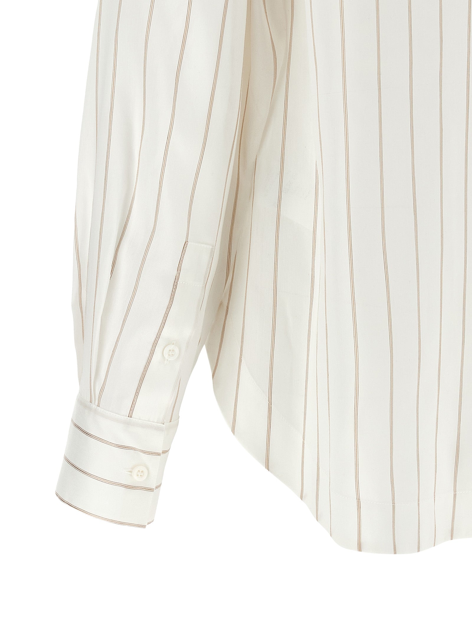 Peserico Beige Lyocell Women's Blouse