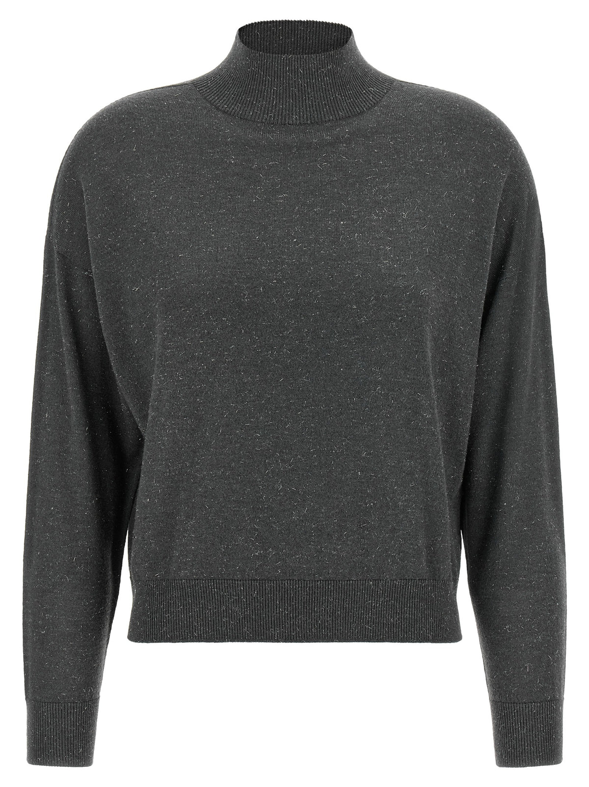 Peserico Gray Virgin Wool Women's Cardigan