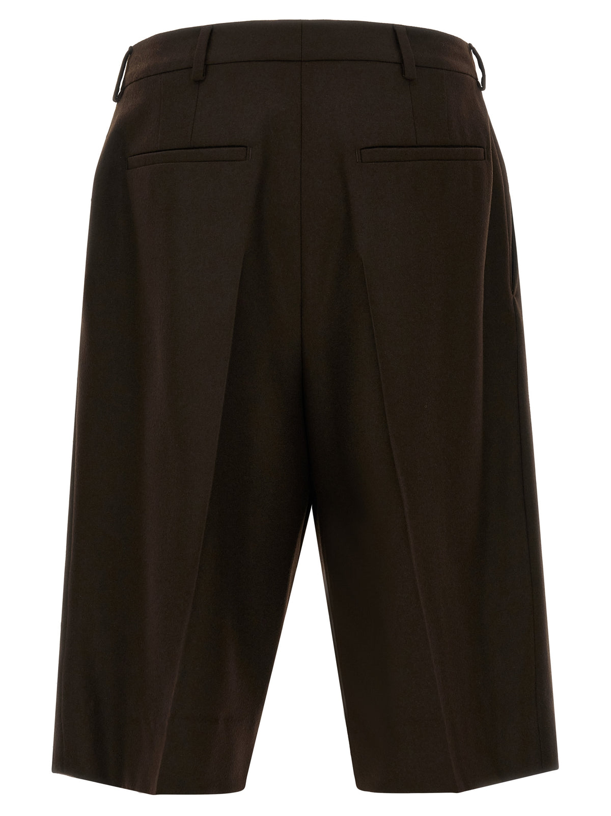 Saint Laurent Brown Wool Bermuda Men's Shorts